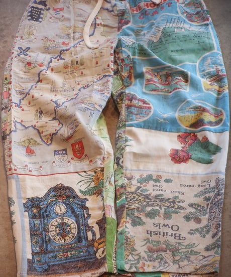 "Mr.RemakeMan."Vintage Tapestry Remake Easy Pants.②[Size:3(L)]