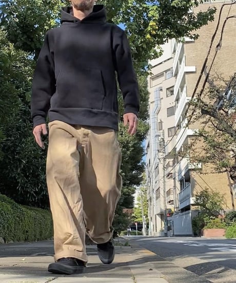 "CRANK PROJECTS" Cotton Serge Fat Pants