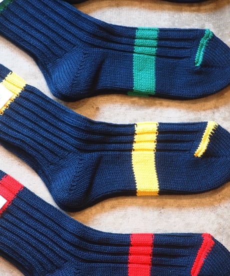 "SHOWATABE" by BRU NA BOINNE Denim Style Two-Tone Socks