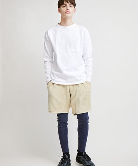 "GOOD ON" LONG SLEEVE HEAVY RAGLAN POCKET TEE