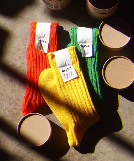 "decka Quality Socks" Cased Heavyweight Plain Socks