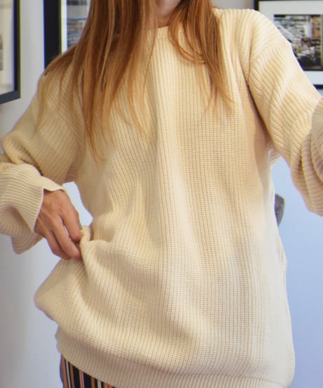 "BINGHAMTON Knitting Company" Shaker Pullover