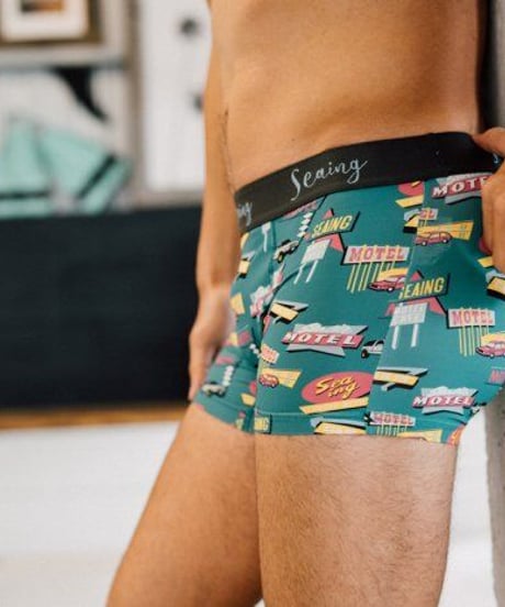"Seaing" Boxer Pants[Motel]