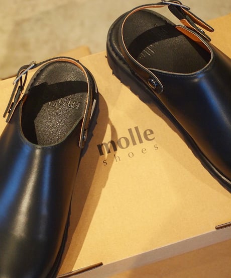 "MOLLE SHOES" Engineer Sandal[Black Leather]