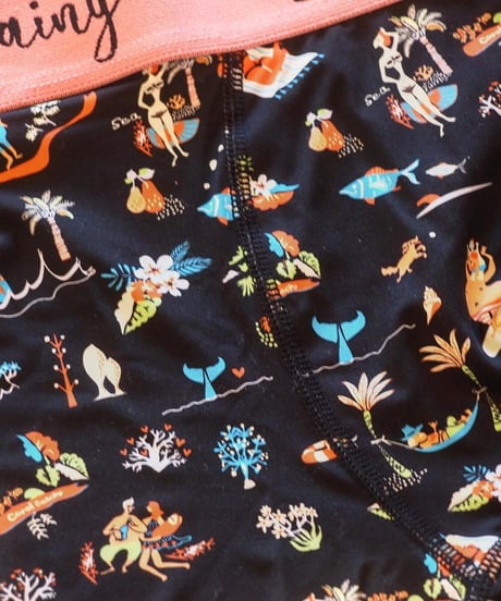 "Seaing"Boxer Pants[CORAL BEACHⅡ]