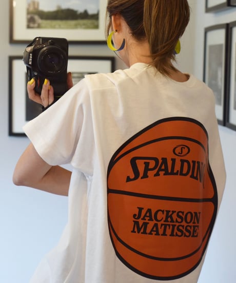 "JACSON MATISSE"SPALDING×JM Basketball Pocket Tee