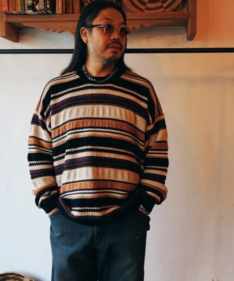 "Nasngwam" 90's BORDER KNIT