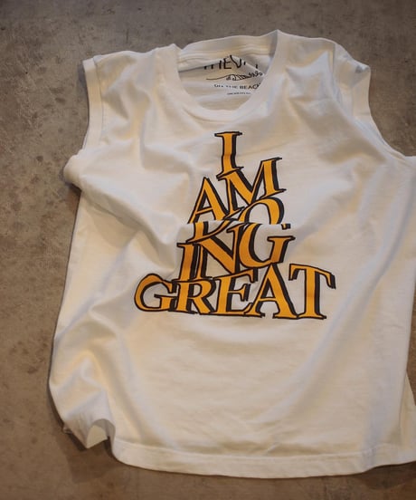 "THE DAY ON THE BEACH"No Sleeve Tee