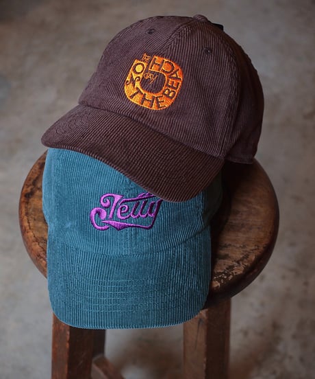 "THE DAY ON THE BEACH"5Panel Corduroy Baseball Cap