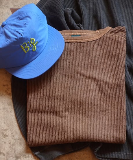 "GOOD ON"LONG SLEEVE RIB KNIT