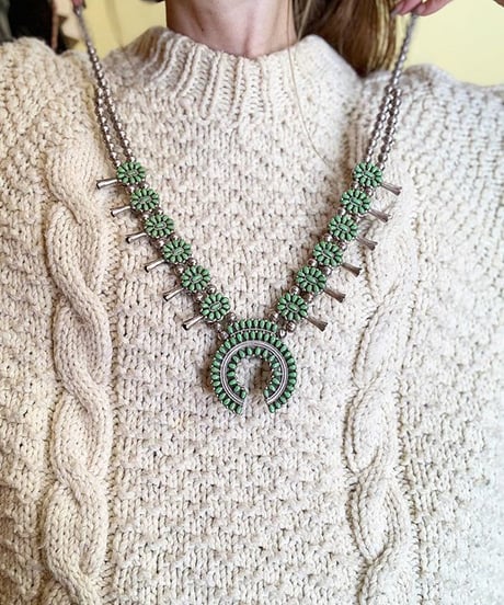 ”NAVAJO” Rversivle CIuster Naja Necklace