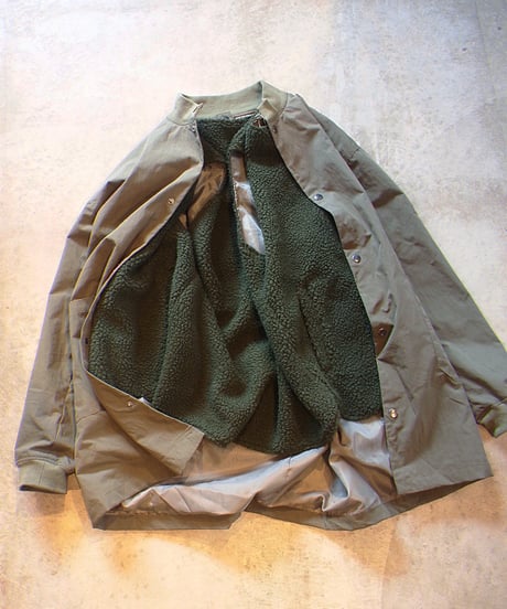"MODEM DESIGN" Stand Collar Jacket with Liner