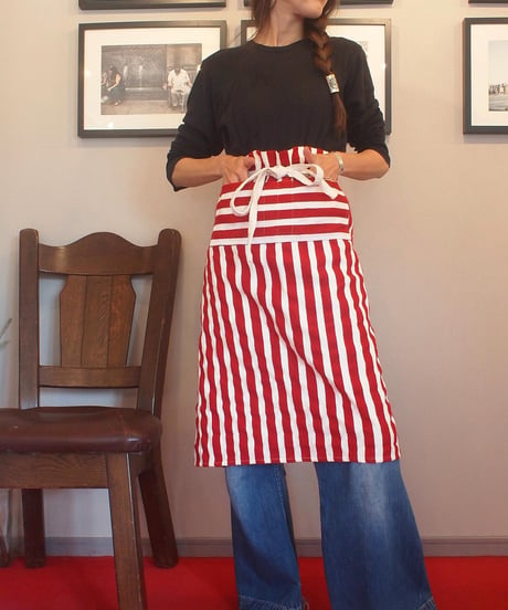"REMAKE ITEM"Morocco Fabric Apron