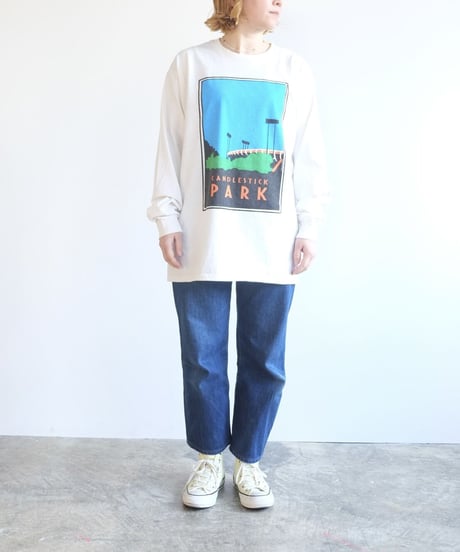 "JHANKSON" Park Logo Long Sleeve Tee