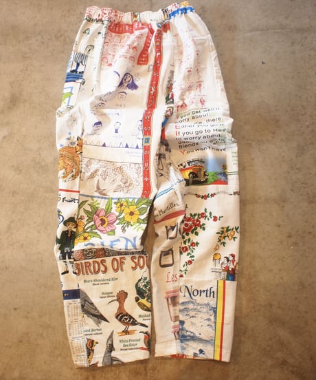 "Mr. Remake Man" Vintage Tapestry Remake Easy Pants