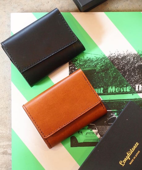 " LONGDISTANC"Leather Wallet