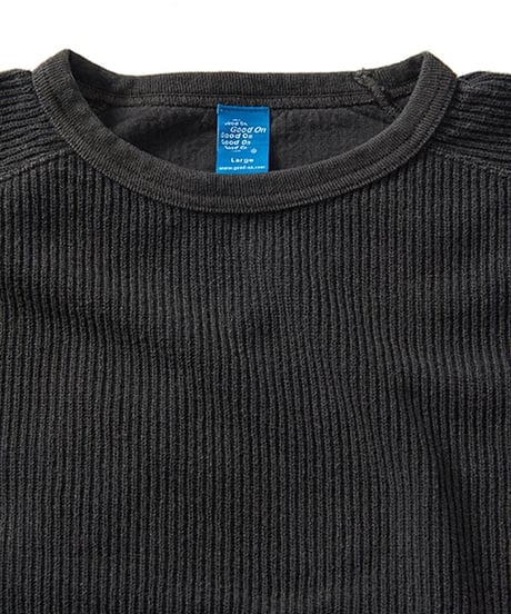 "GOOD ON"LONG SLEEVE RIB KNIT