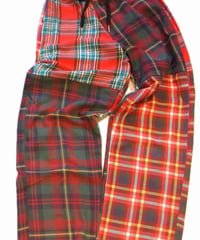 "MR.REMAKEMAN" Check Shirts Remake Eazy Pants