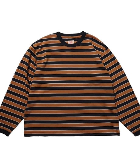 "IMPRESTORE"Border Rib Long Tee