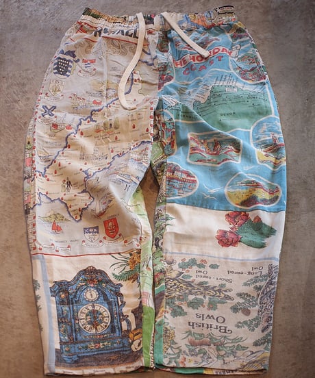 "Mr.RemakeMan."Vintage Tapestry Remake Easy Pants.②[Size:3(L)]