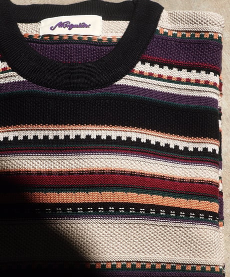 "Nasngwam" 90's BORDER KNIT