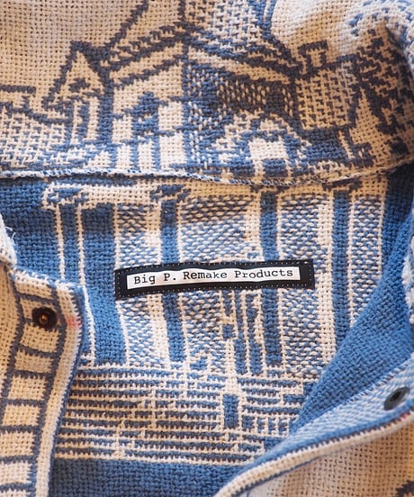"Big P. Remake Product" U.S.Rug Remake Jacket
