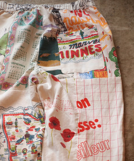 "Mr. Remake Man" Vintage Tapestry Remake Easy Pants