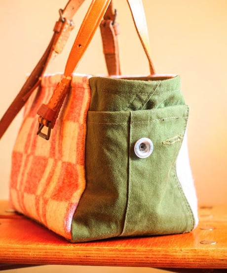"MITAKUYE Original" Army Remake Tote Bag