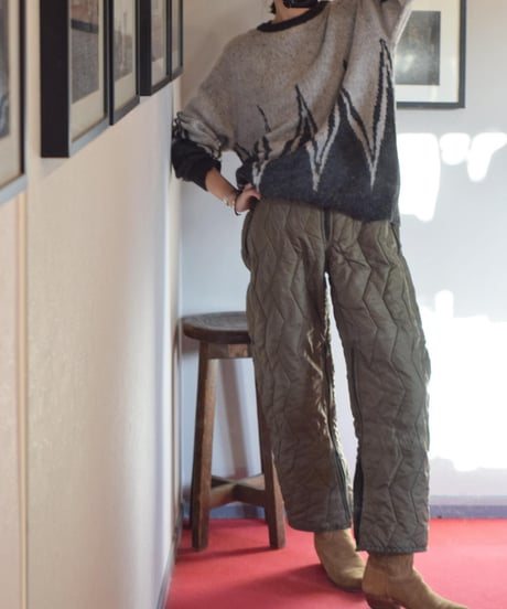 "Germany Military" 1990's Vintage Quilting Liner Pants