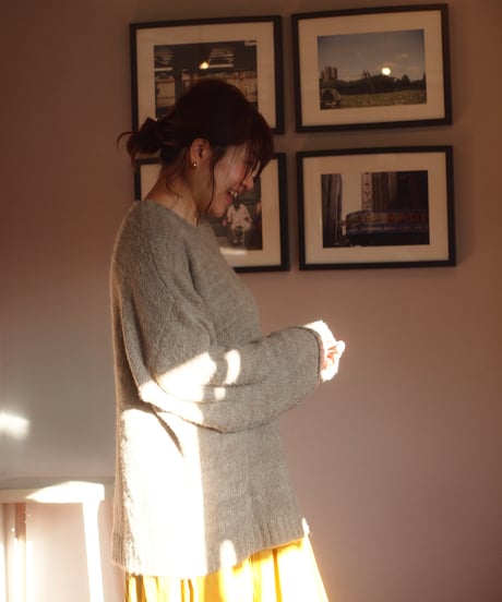 "MODEM DESIGN" Mohair Mix Crew Knit