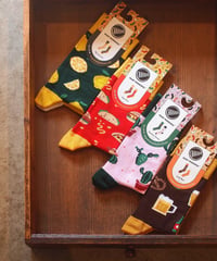 "MANY MORNING" Regular Socks