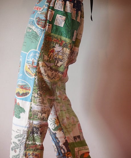 "Mr.RemakeMan."Vintage Tapestry Remake Easy Pants.②[Size:3(L)]