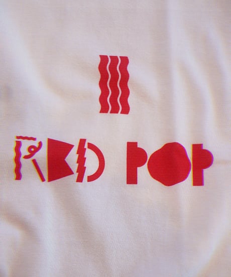 "RED POP" Short Sleeve Tee