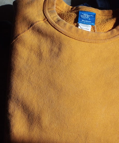 Last.1◎"GOOD ON"Vintage Dye Raglan Crew Sweat