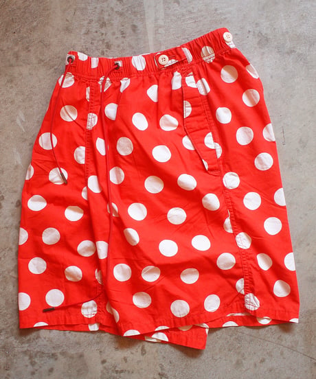 "IMPRESTORE" Polka Dot Trousers/Shorts[RED]