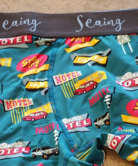 "Seaing" Boxer Pants[Motel]