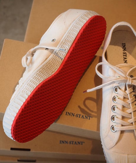 "INN-STANT" OLD-NEO [Natural(White+Red Sole)]