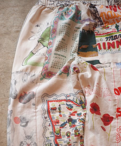 "Mr. Remake Man" Vintage Tapestry Remake Easy Pants