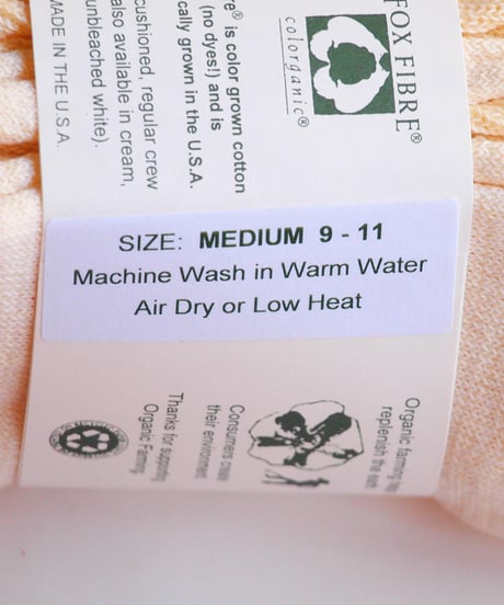 "ORGANIC THREDS" Regular Crew 3P Socks