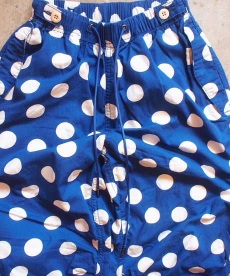 "IMPRESTORE" Polka Dot Trousers/Shorts[NAVY]