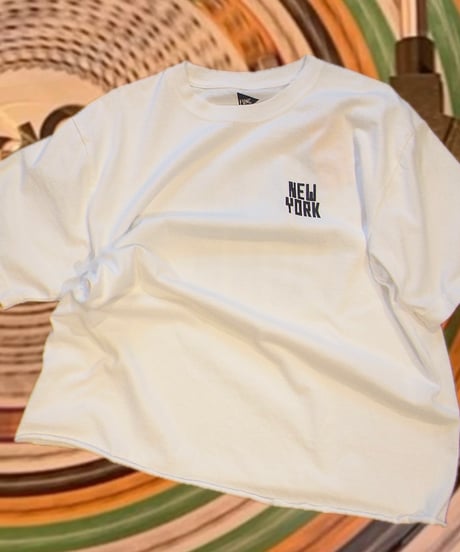 "FUNG"Cut Off Short Sleeve Tee