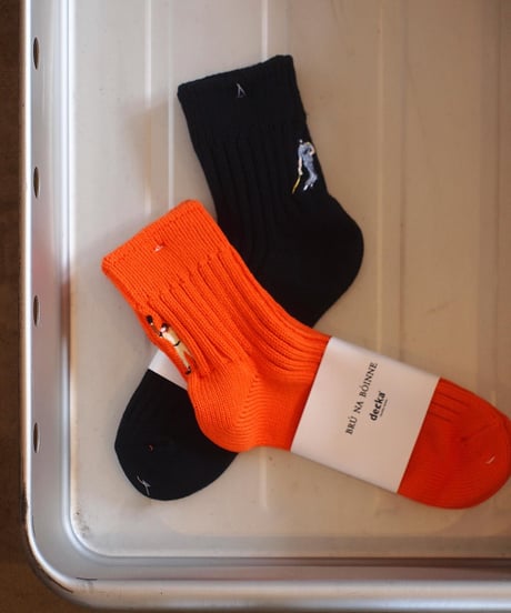 "decka"×"BRU NA BOINNE"Heavyweight Short Socks[GT]