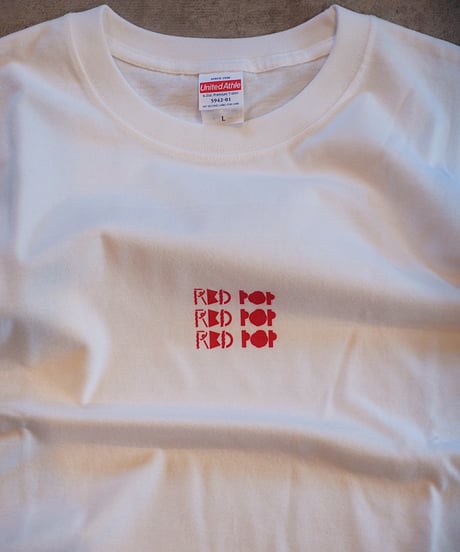"RED POP" Short Sleeve Tee