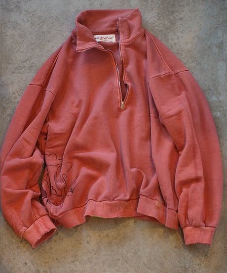 "work of art KENDAI" Half Zip Sweat Shirts