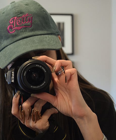 "THE DAY ON THE BEACH"5Panel Corduroy Baseball Cap