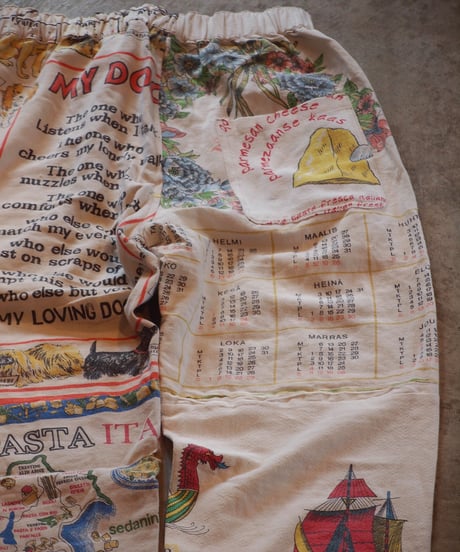 "Mr.RemakeMan."Vintage Tapestry Remake Easy Pants.①[Size:2(M)]