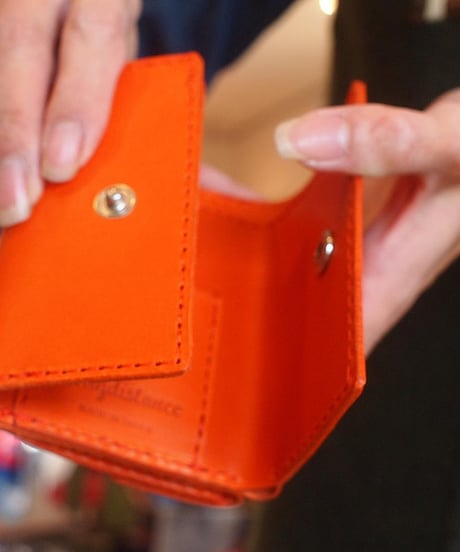 " LONGDISTANC"Leather Wallet