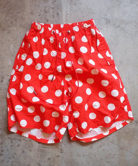 "IMPRESTORE" Polka Dot Trousers/Shorts[RED]