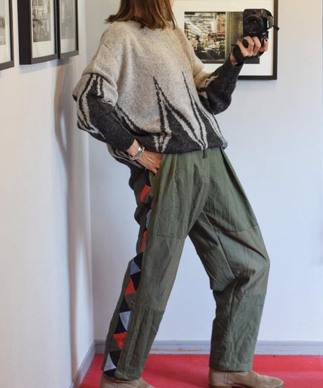 "Nasngwam" BARBARIAN LINE PANTS