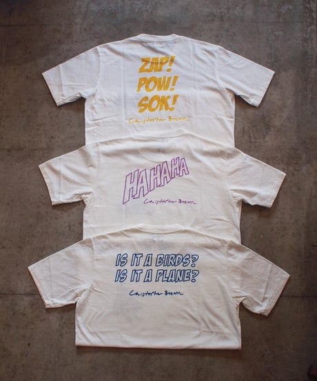 "CHRISTOPHER BROWN"Short Sleeve Tee